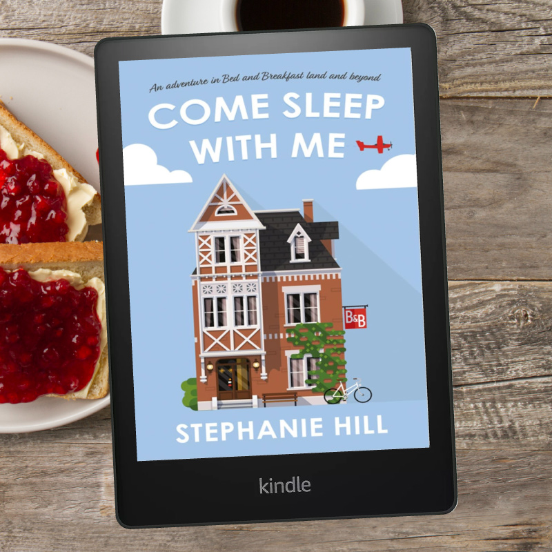 Come Sleep With Me by Stephanie Hill as Kindle version -LaughYourTitsOffCover a book by Stephanie Hill - Fizziology.co.uk